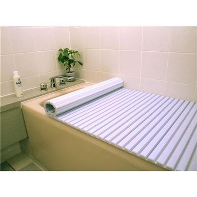 シャッター式風呂ふた/巻きフタ 80cm×140cm用 ブルー SGマーク認定 日本製