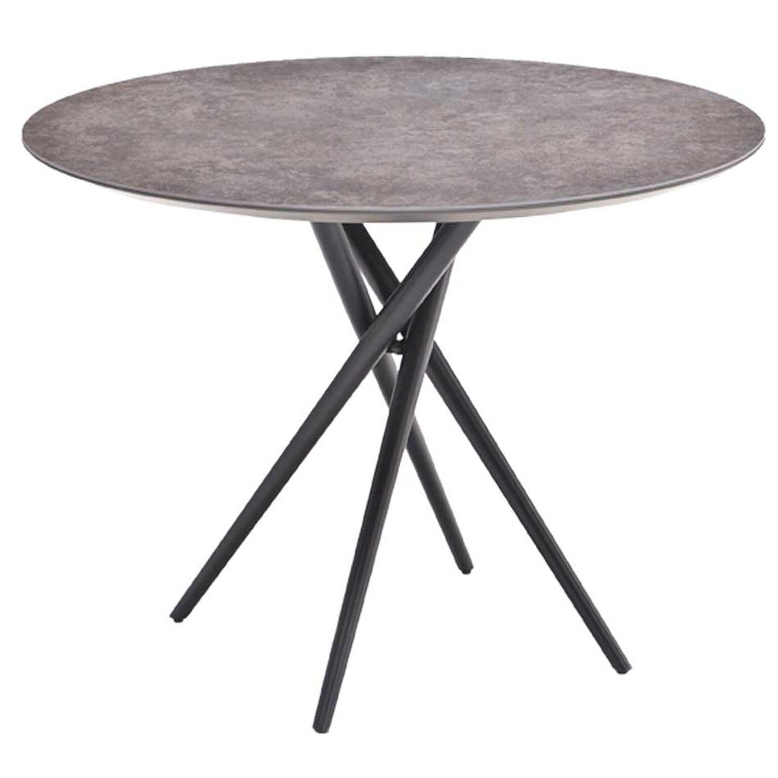 セラミック製 径98cm ラウンド型テーブル 