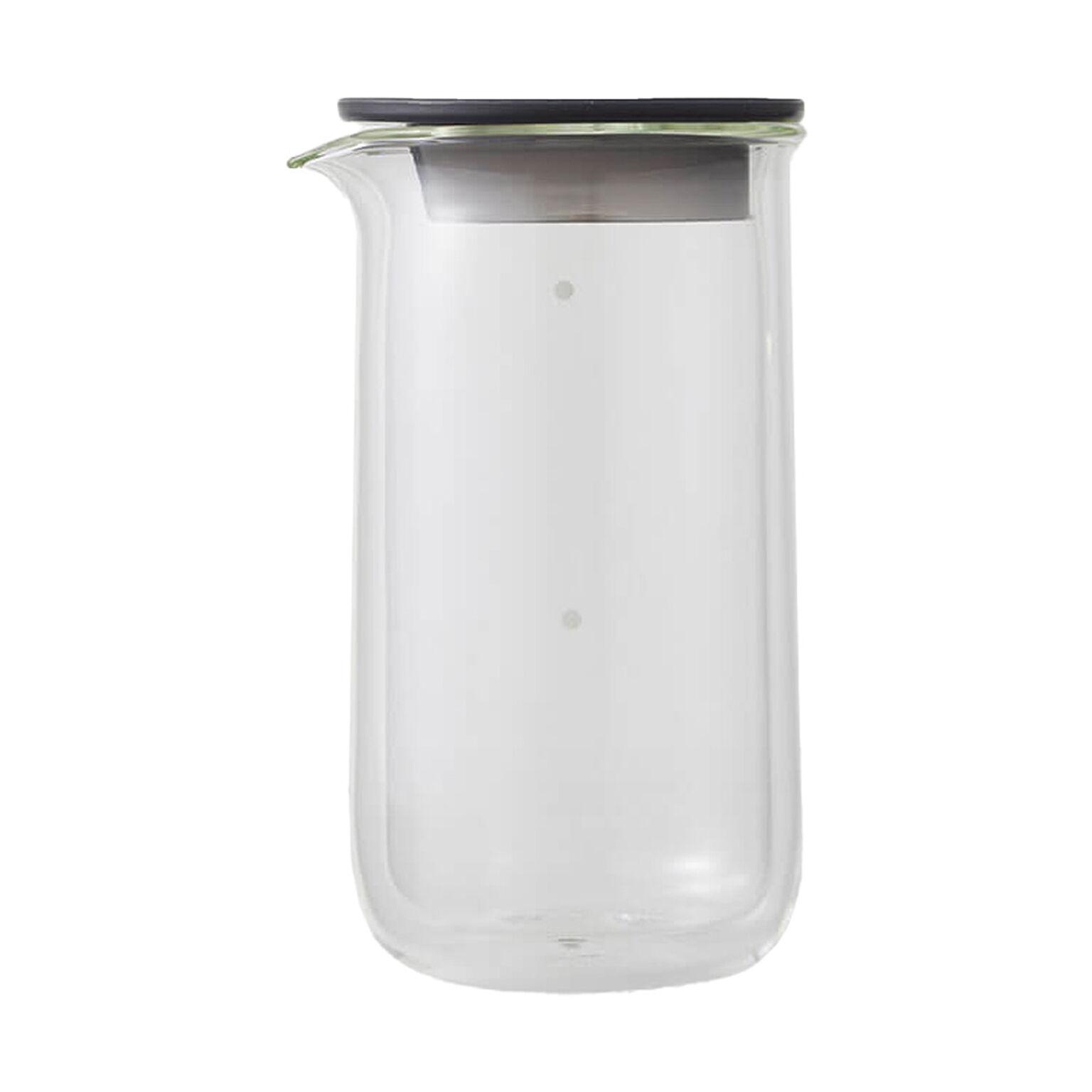 marna マーナ ダブルウォールカラフェ 530ml ピッチャー コーヒーサーバー 耐熱ガラス 冷水筒 二重構造 コーヒー器具 食洗器対応 レンジ対応 K794