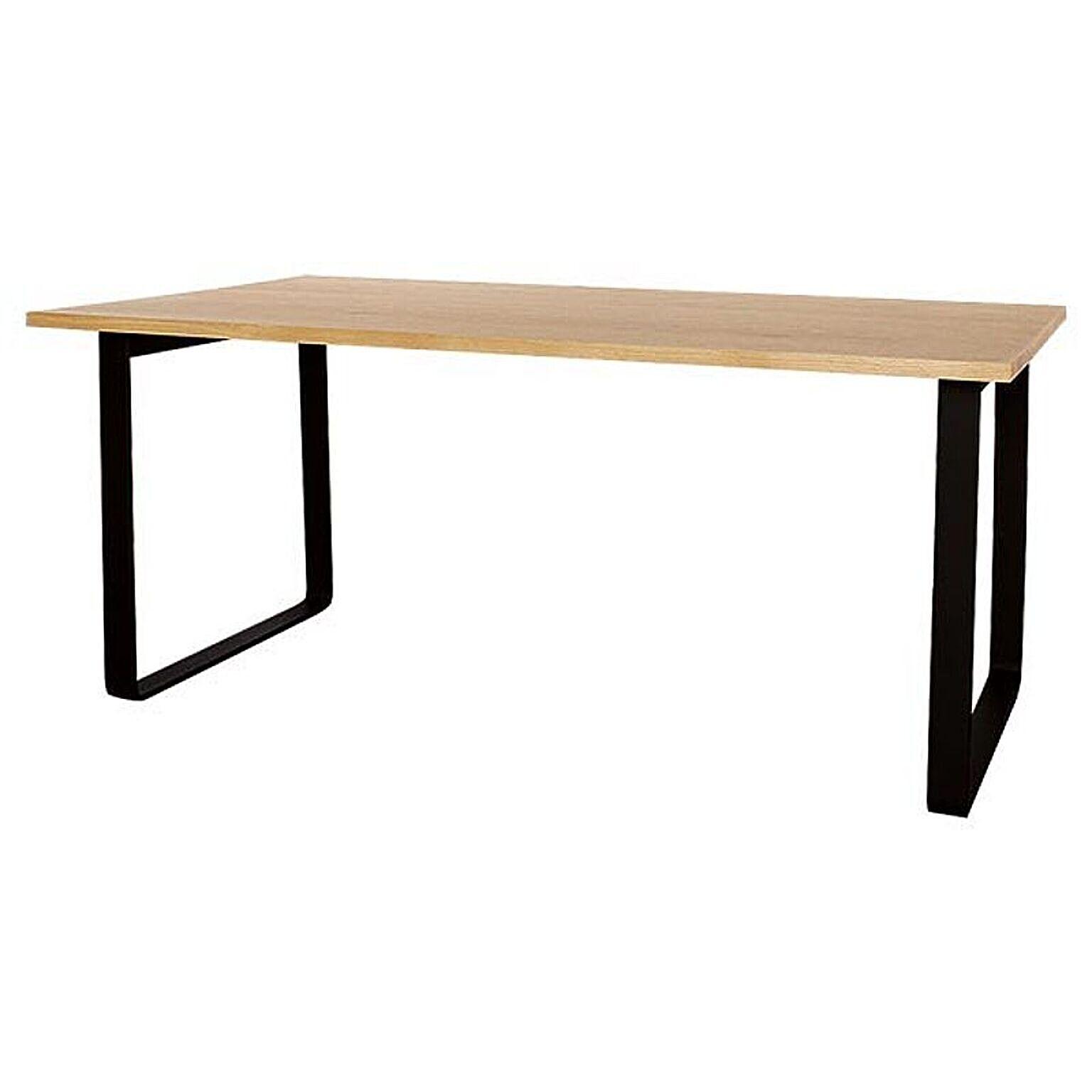 ダイニングテーブル 幅160 奥行85 天然木 オーク 無垢 ロの字脚 木製テーブル サイズオーダー 長方形テーブル ナチュラル 西海岸 シンプル A-stage エーステージ