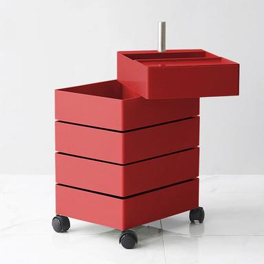 【Bauhaus Japan】Modern movable 5 stages trolley/収納家具/隙間収納/移動式/ワゴン