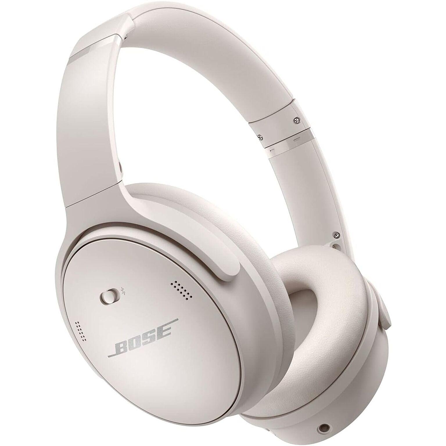 BOSE(ボーズ) Bose QuietComfort 45 headphones ワイヤレスヘッドホン Bluetooth ノイズキャンセリング マイク付 ホワイトスモーク 最大24時間再生 有線対