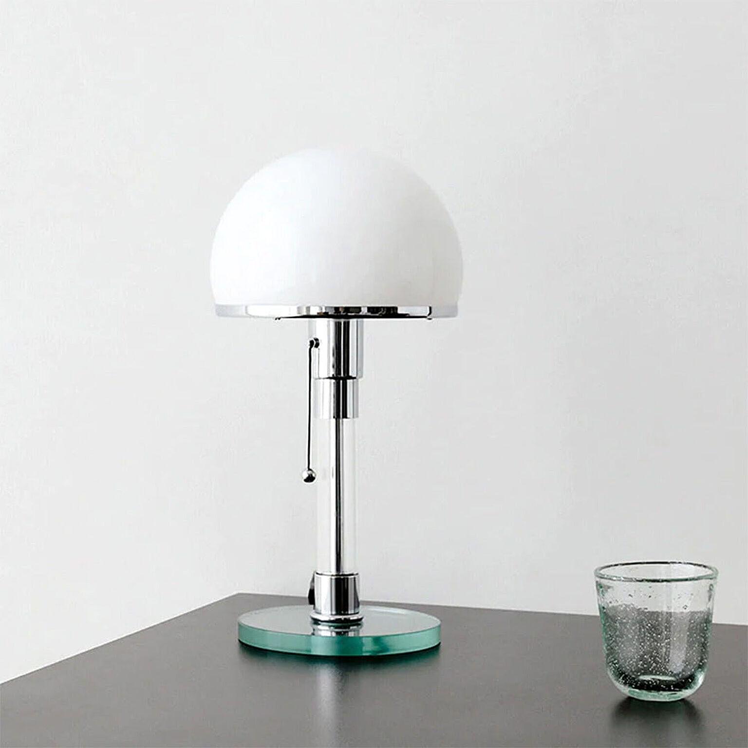 【Bauhaus Japan】Mid-century glass table lamp/テーブルランプ/デスクランプ/デスクライト/ガラス照明