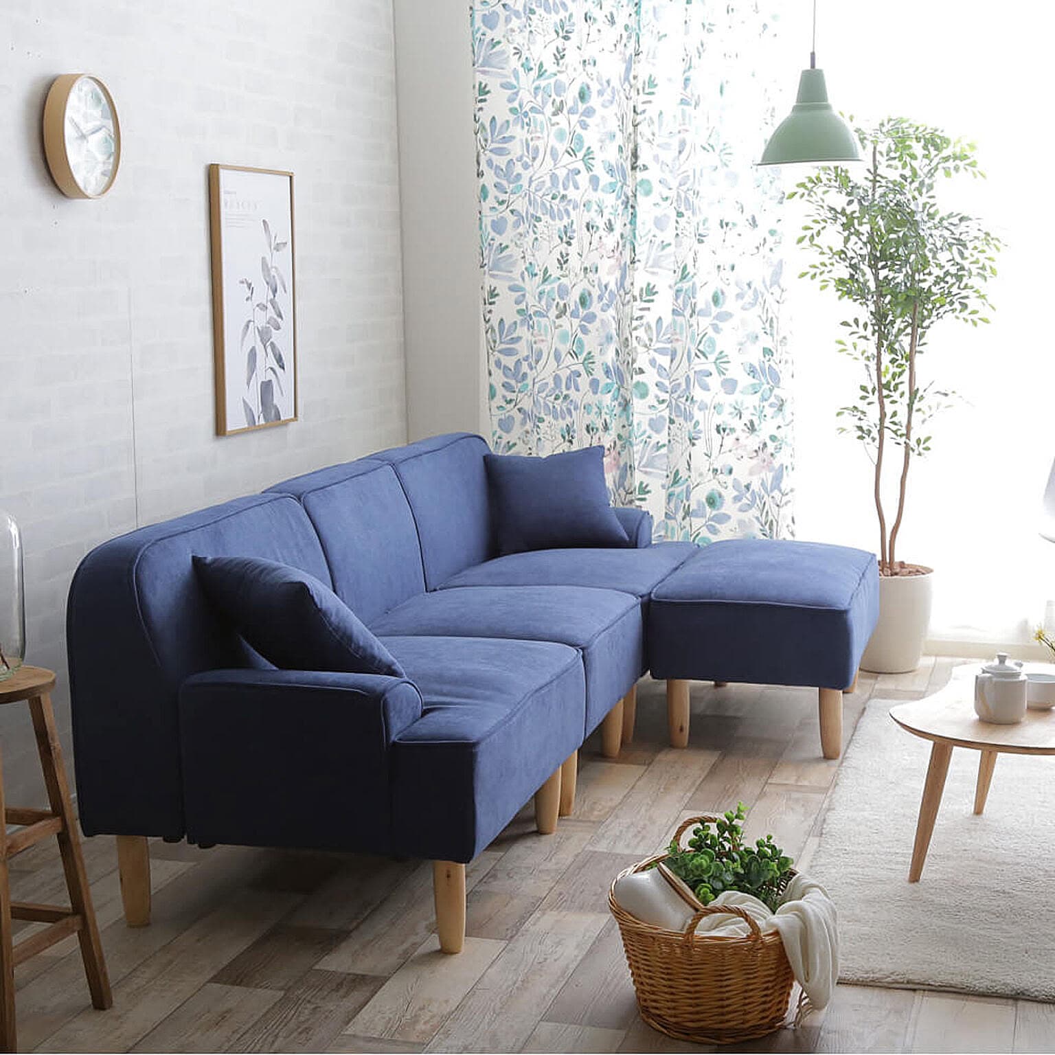 ARNE アーネ ベンチソファ120×48cmクッション2個付 モケット 重
