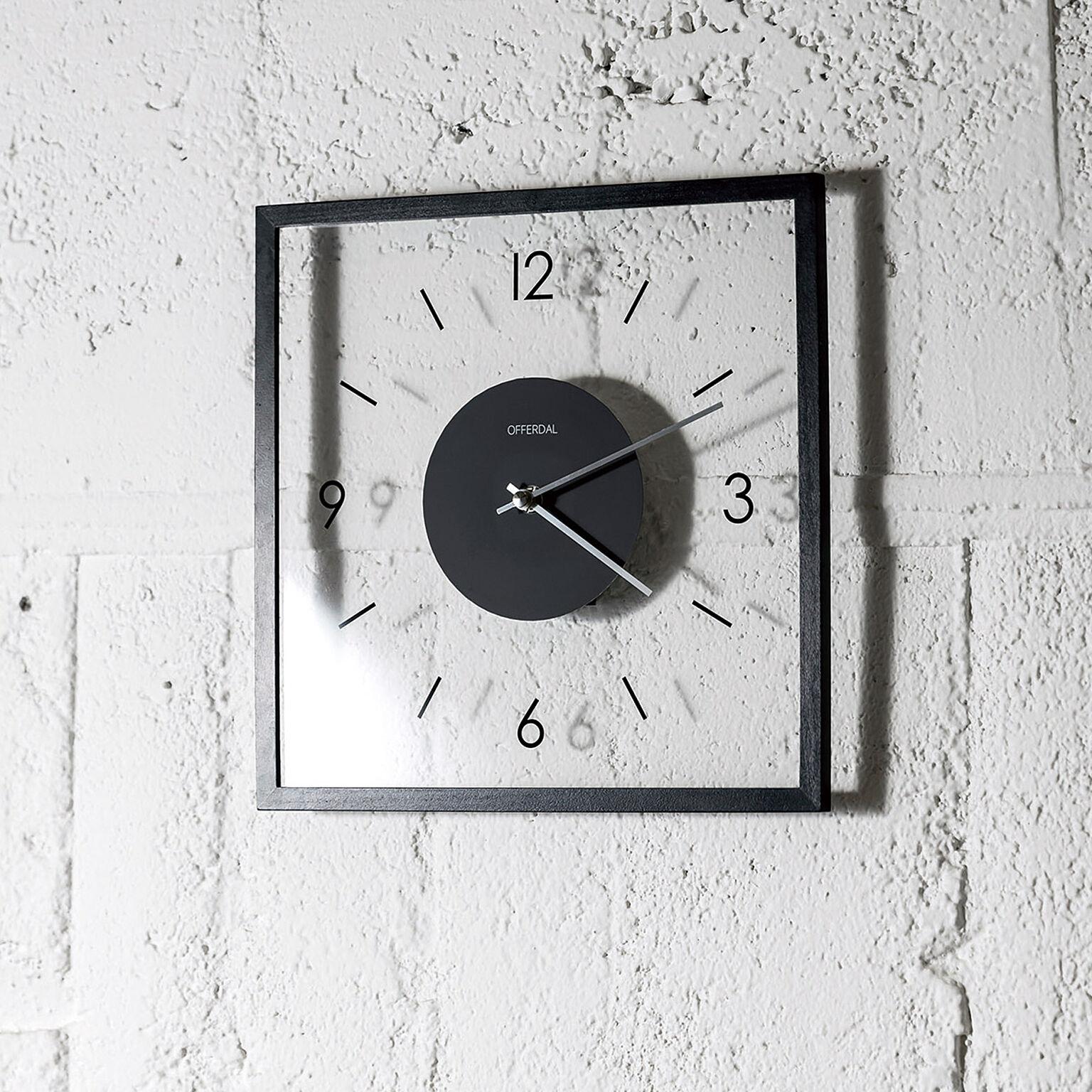 壁掛け時計 ラトゥリ Laturi 【ブラック】  掛け時計 おしゃれ 北欧 壁掛け時計 時計 壁掛け ラトゥリ Laturi CL-4424 シンプル モダン