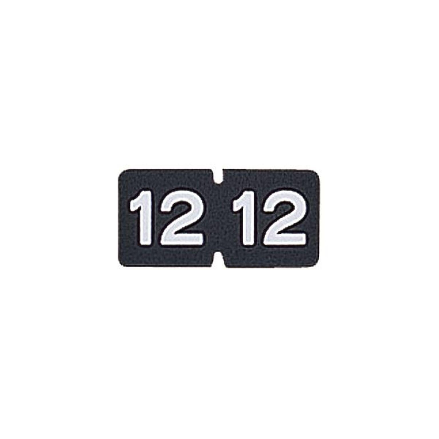 （まとめ） リヒトラブ カラー月ラベルMロールタイプ 「12」 HK781R-12 1箱（300片） ×5セット