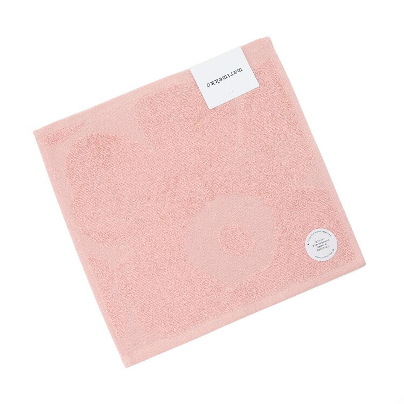 マリメッコ ウニッコ ミニタオル 30×30cm ピンク marimekko UNIKKO [ネコポス対応可(2枚まで)]