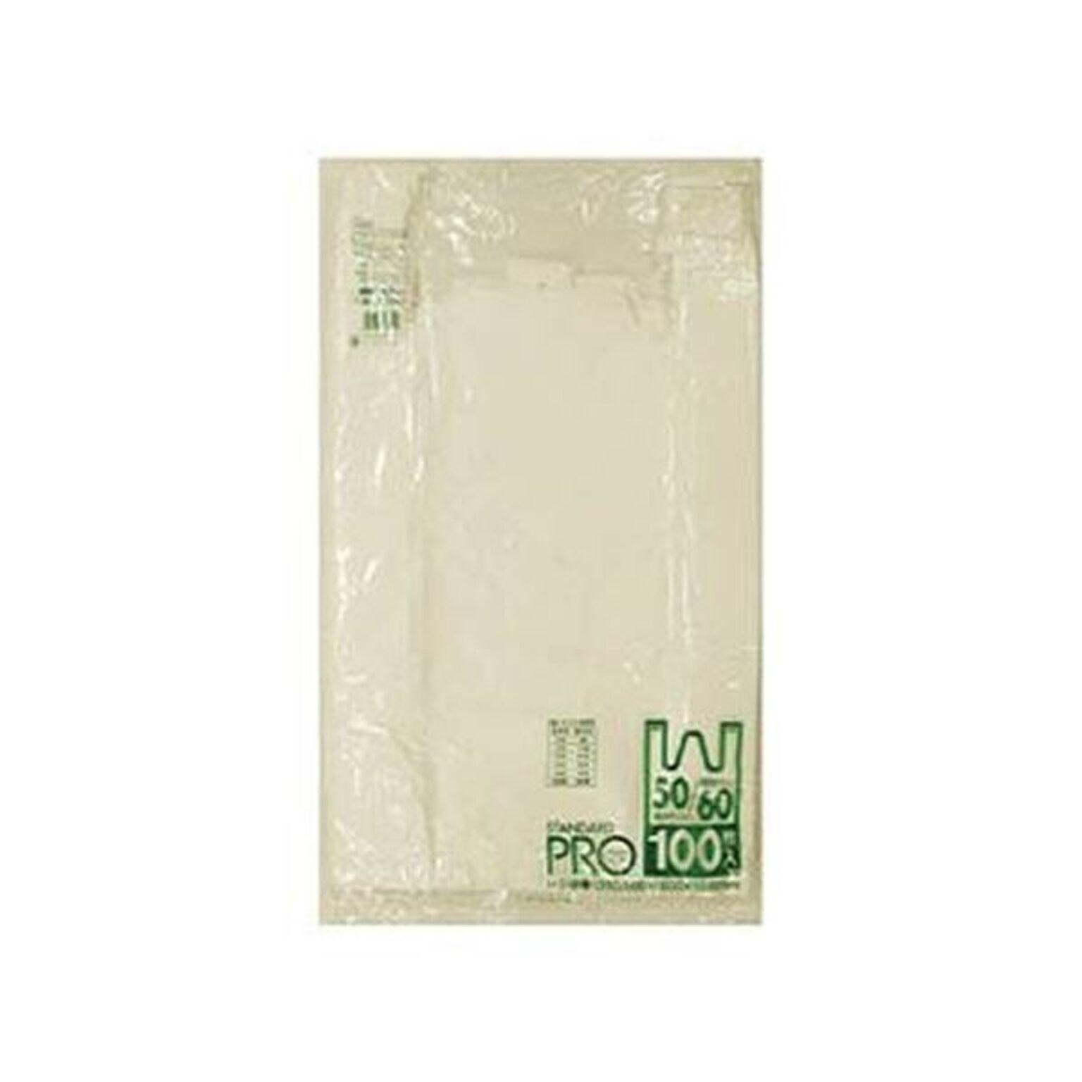 （まとめ）日本サニパックY10Hレジ袋乳白60/50号 Y10H-W 1パック（100枚）【×10セット】