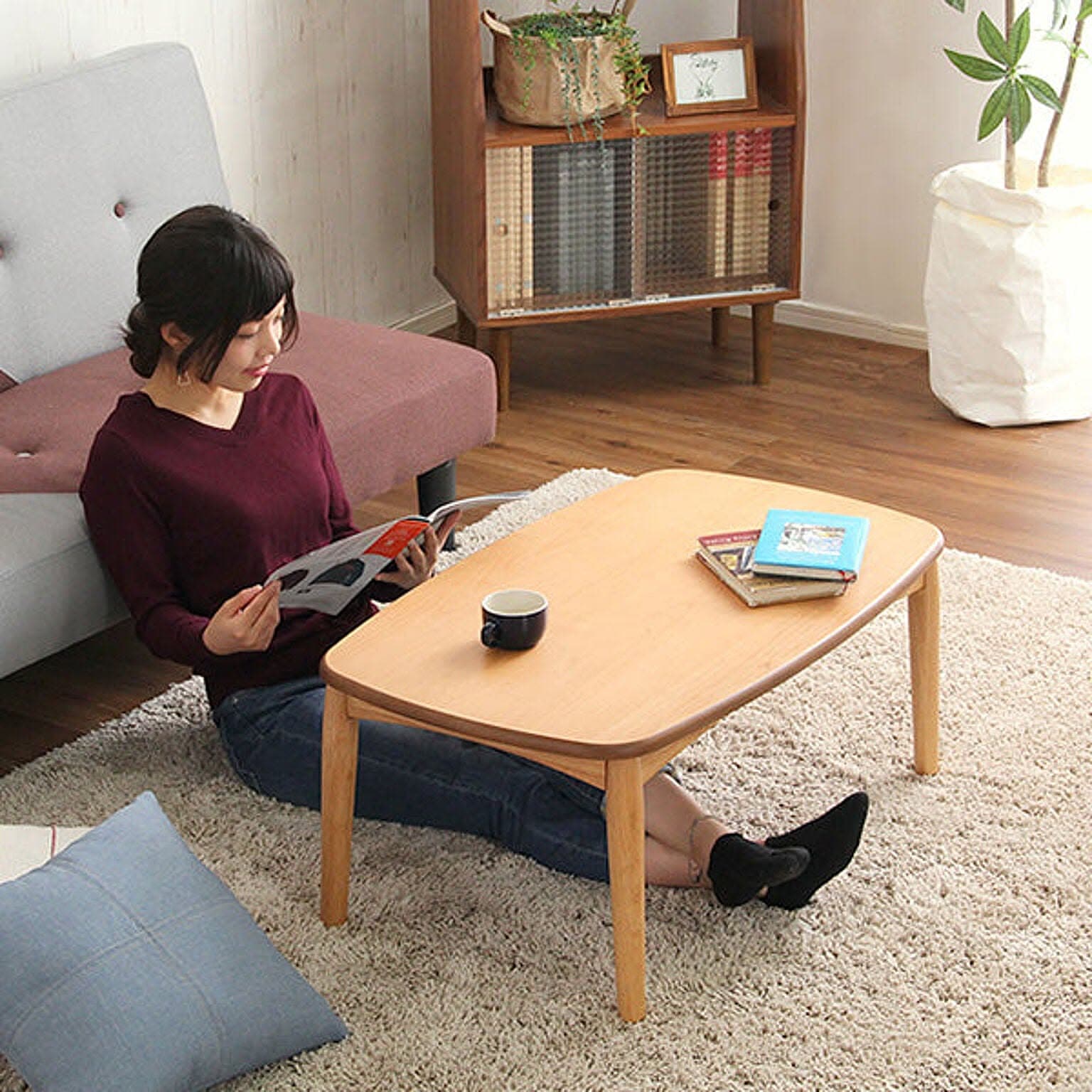 無印良品 楕円こたつ MJ-KDF1340/N 悪けれ 