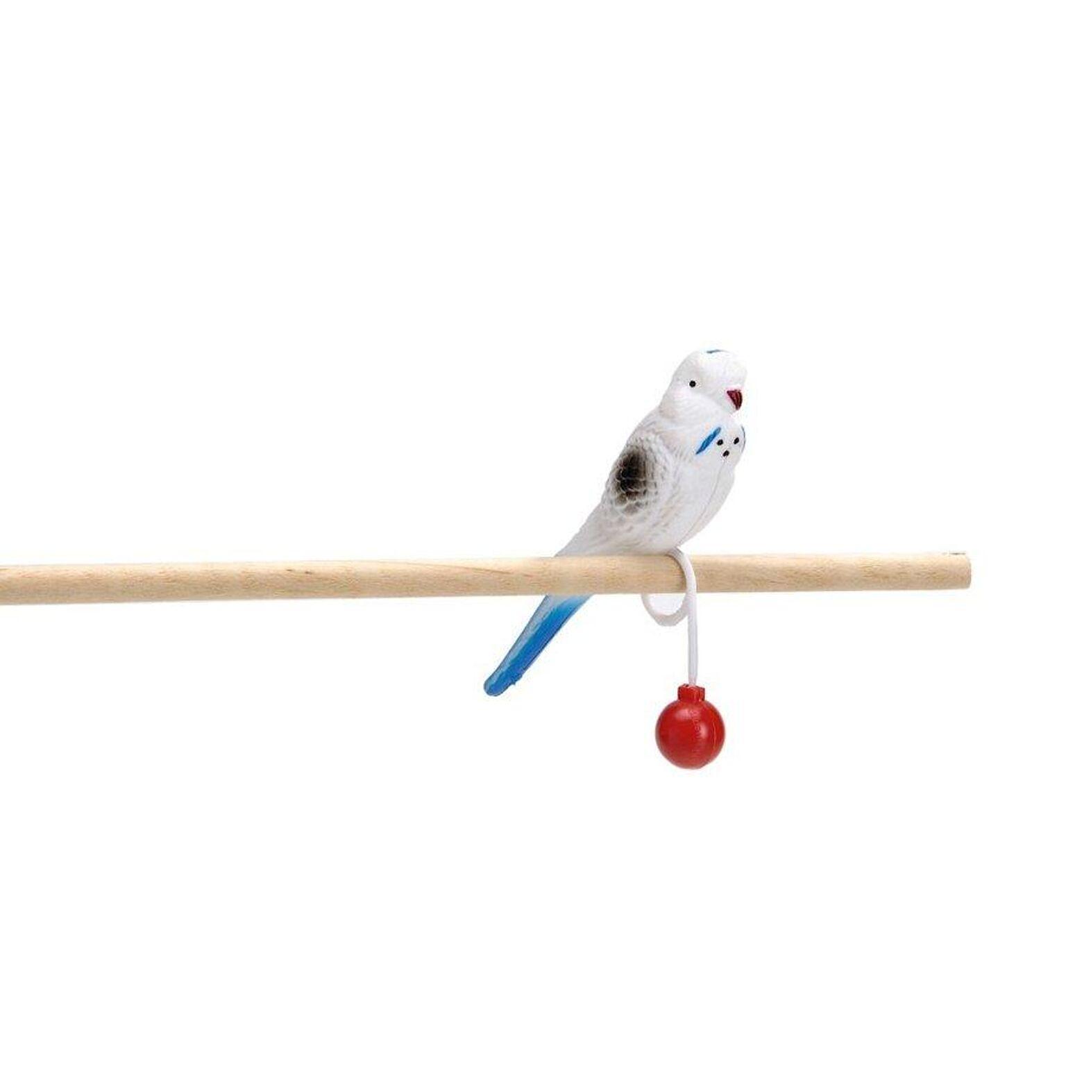 鳥のおもちゃ　 オランダBEEZTEES　鳥ちゃんおもちゃ　プラスチックパラキートオンリング