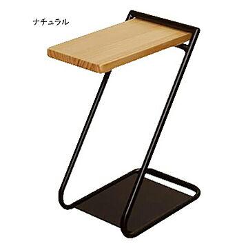 COLLEND Z型 サイドテーブル Iron Leg Sサイズ ナイトテーブル コーヒーテーブル ベッドサイドテーブル 木製 ナチュラル