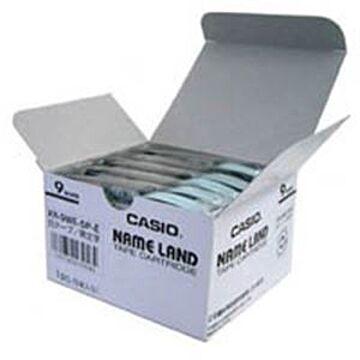 カシオ計算機(CASIO) ラベルテープ XR-9WE 白に黒文字 9mm 20個