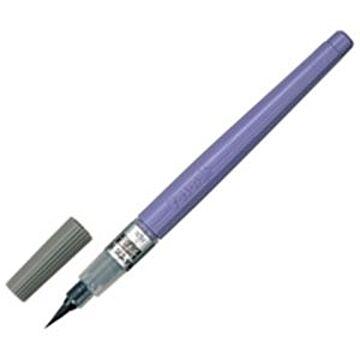 （まとめ）ぺんてる 筆ペン XFL3L うす墨 中字×10セット