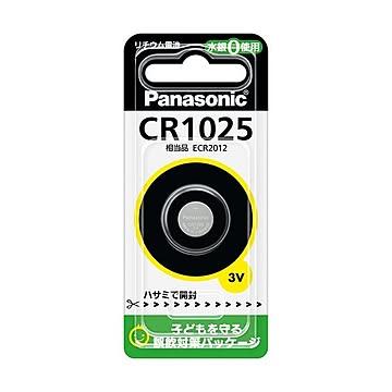 (まとめ) パナソニック コイン形リチウム電池CR-1025 1個 【×30セット】