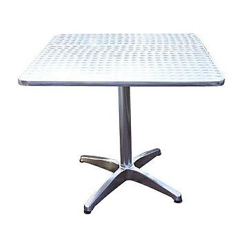 テーブル 組立式 アルミテーブル 角 YTS2-80 幅800x奥行800x高さ700mm ジャービス商事