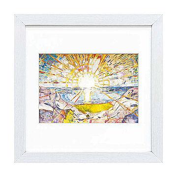 Edvard Munch（エドヴァルド ムンク） 太陽 アートポスター（フレーム付き） m11472