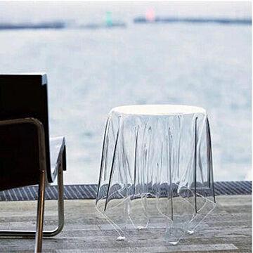 ヨーロピアン デザイナーズ テーブル S 2色 3サイズ クリア