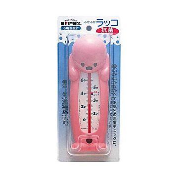 (まとめ)EMPEX 浮型 湯温計 ぷかぷかラッコ TG-5203 ピンク×5セット