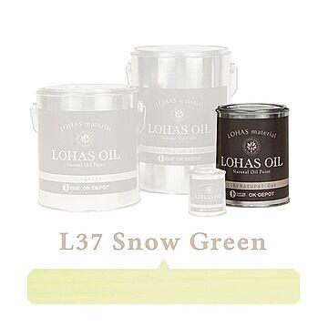 国産自然塗料 LOHAS material（ロハスマテリアル） LOHAS OIL（ロハスオイル） カラー L37：スノーグリーン
