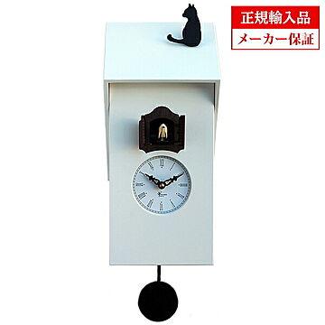 【正規輸入品】イタリア ピロンディーニ Pirondini ART106 木製 クオーツ 鳩時計（はと時計） Bianco 106 ホワイト