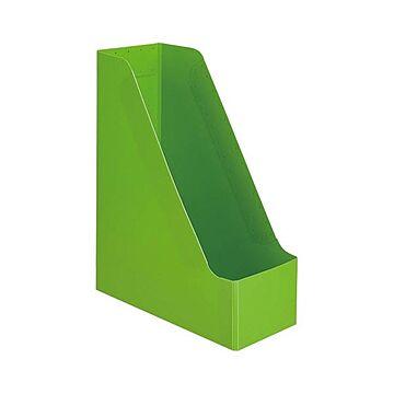 （まとめ）TANOSEEPP製ボックスファイル(組み立て式) A4タテ グリーン 1個 【×30セット】
