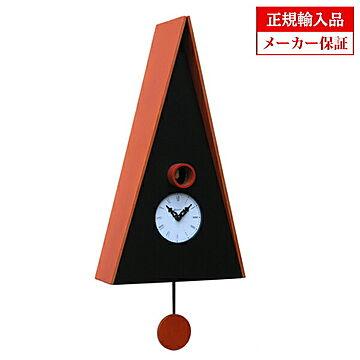 【正規輸入品】 イタリア ピロンディーニ 102-ORANGE Pirondini 木製鳩時計 Norimberga 102 オレンジ
