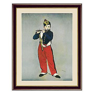Edouard Manet（エドゥアール・マネ） 笛を吹く少年 アートポスター（フレーム付き） m10827