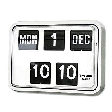 【CREPHA/クレファー】トゥエンコ　カレンダー時計　　BQ-17　ホワイト