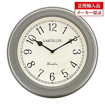 イギリス ロジャーラッセル 掛け時計 [LC/LASC/GREY] ROGER LASCELLES  Classic Wall Clock Cream GREY クリーム/グレー 正規輸入品