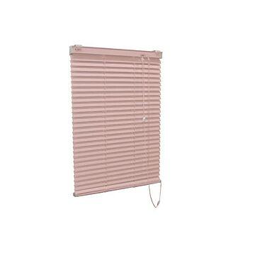 アルミ製 ブラインド 【128cm×138cm ピンク】 日本製 折れにくい 光量調節 熱効率向上 『ティオリオ』【代引不可】