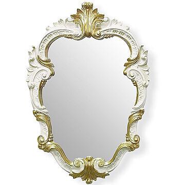 鏡 壁掛け イタリア製 クラシックミラー Mirror アイボリー ユーロマルキ