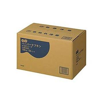 TANOSEE ペーパーナプキン 6つ折ウエーブ 5000枚入／箱 【×10セット】
