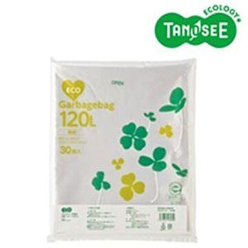 TANOSEE ポリエチレン収集袋 透明 120L 30枚入
