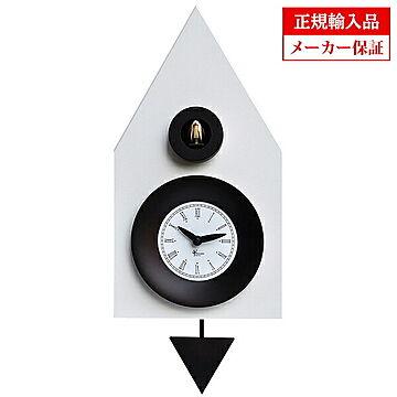 【正規輸入品】イタリア ピロンディーニ Pirondini ART114 木製 クオーツ 鳩時計（はと時計） Ral 9010 114 ホワイト