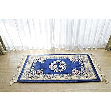 高級手織り緞通 上質のウールを使用した手織り絨毯 ＃347 69×122cm