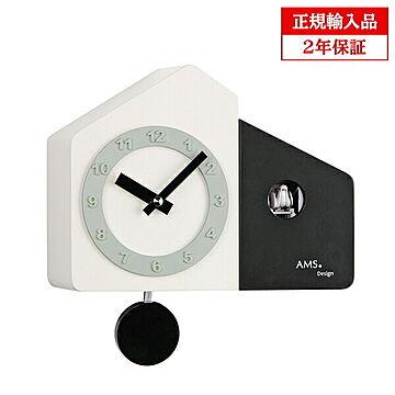 アームス社 AMS 7397 クオーツ 鳩時計 カッコー ブラック ドイツ製 【正規輸入品】【メーカー保証2年】