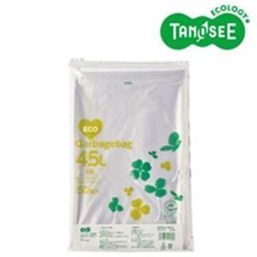 （まとめ）TANOSEE ポリエチレン収集袋 透明 45L 50枚入×15パック