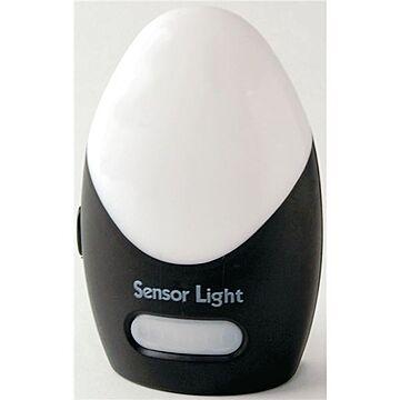 LEDセンサーライト 3個組 幅7.9cm 単3型アルカリ電池対応 連続点灯3h