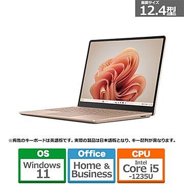 マイクロソフト Surface Laptop Go 3 / Office H&B 2021 搭載 / 12.4インチ /第12世代 Core-i5 /8GB/256GB / サンドストーン XK1