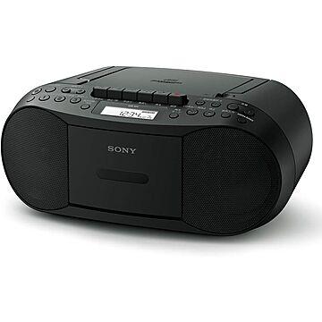 ソニー CDラジカセ レコーダー CFD-S70 : FM/AM/ワイドFM対応 録音可能 ブラック CFD-S70 B