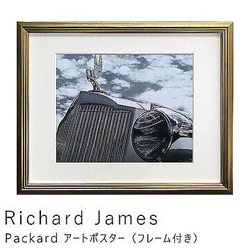 Richard James （リチャード ジャームス） Packard アートポスター（フレーム付き） m11240