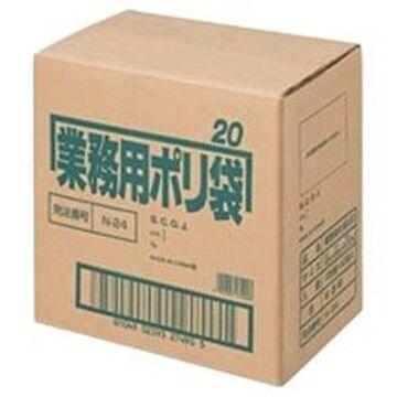 日本サニパック △ポリゴミ袋 N-24 半透明 20L 10枚 60組