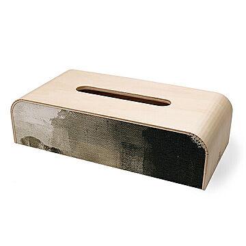 ヤマト工芸 木製ティッシュケース YK22-002 グレイブラウン 日本製
