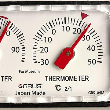 GRUS（グルス） 日本製 精密温湿度計 美術館用