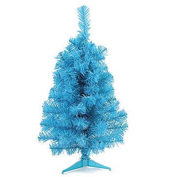 60cm カラフル ブルー クリスマスツリー