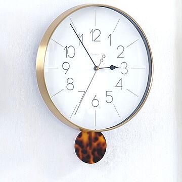振り子時計 壁掛け時計 ウォールクロック インターフォルム メロワ CL-4093