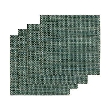 イケヒコ・コーポレーション 置き畳 ルル 4枚セット ブルー 60×60cm