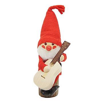 ノルディカニッセ ギターを持ったサンタ (赤） / NRD120068