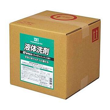 （まとめ）熊野油脂 スクリット 衣料用液体洗剤10L 1箱【×3セット】