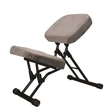 日本製 スチールパイプ製 折り畳み椅子 グレー×ブラック セブンポーズチェア 幅440mm